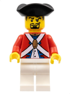 Preowned LEGO® Minifigure – Pirates pi122 Imperial Soldier II Officer Goatee