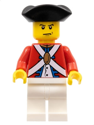 Preowned LEGO® Minifigure – Pirates pi125 Imperial Soldier II Officer Scowl