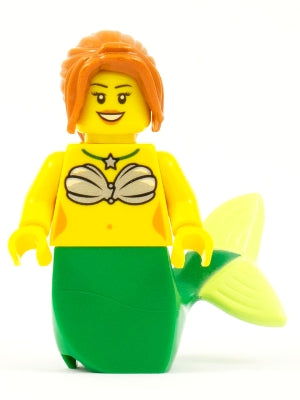 Preowned LEGO® Minifigure – Pirates pi184 Mermaid Green Tail
