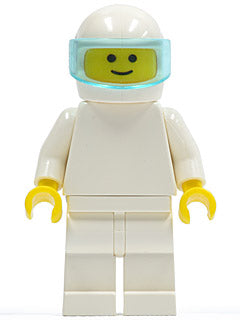 Preowned LEGO® Minifigure – Town pln0010 Plain White Torso w/White Arms White Legs White He