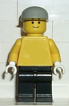 Preowned LEGO® Minifigure – Sports pln092 Plain Yellow Torso w/Yellow Arms Black Legs Light