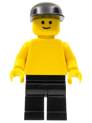 Preowned LEGO® Minifigure – Town pln094 Plain Yellow Torso w/Yellow Arms Black Legs Black C