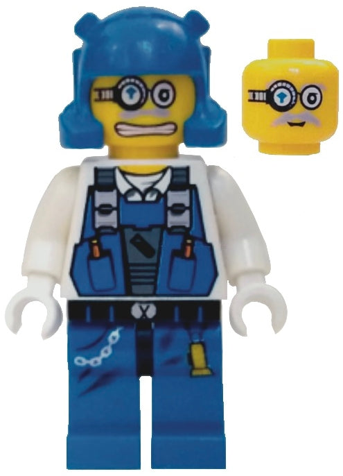 Preowned LEGO® Minifigure – Power Miners pm007 Power Miner Brains