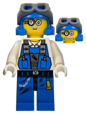 Preowned LEGO® Minifigure – Power Miners pm013 Power Miner Brains Goggles