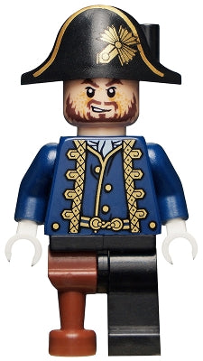 Preowned LEGO® Minifigure – Pirates of the Caribbean poc028 Hector Barbossa w/Pegleg