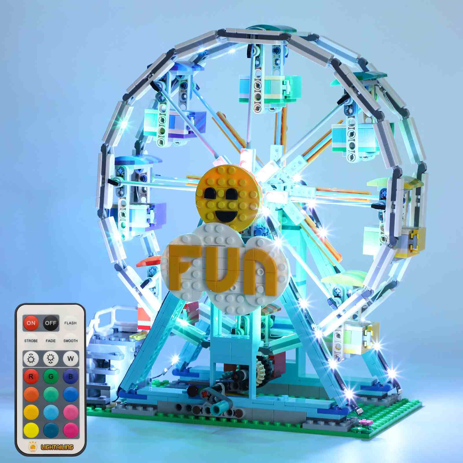 LEGO Light Kit for Ferris Wheel 31119 RC & 12 RGB Colors