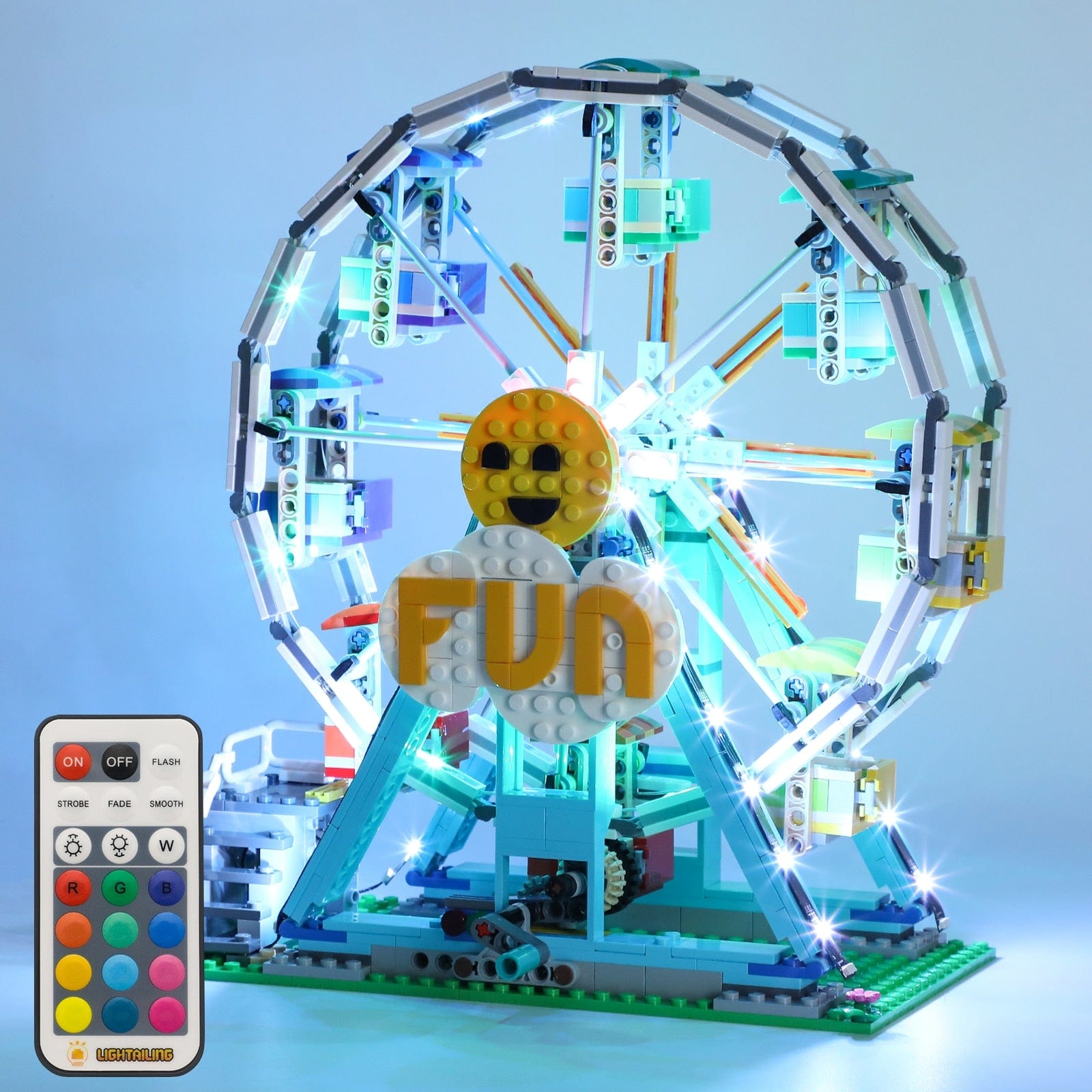 LEGO Light Kit for Ferris Wheel 31119 RC & 12 RGB Colors