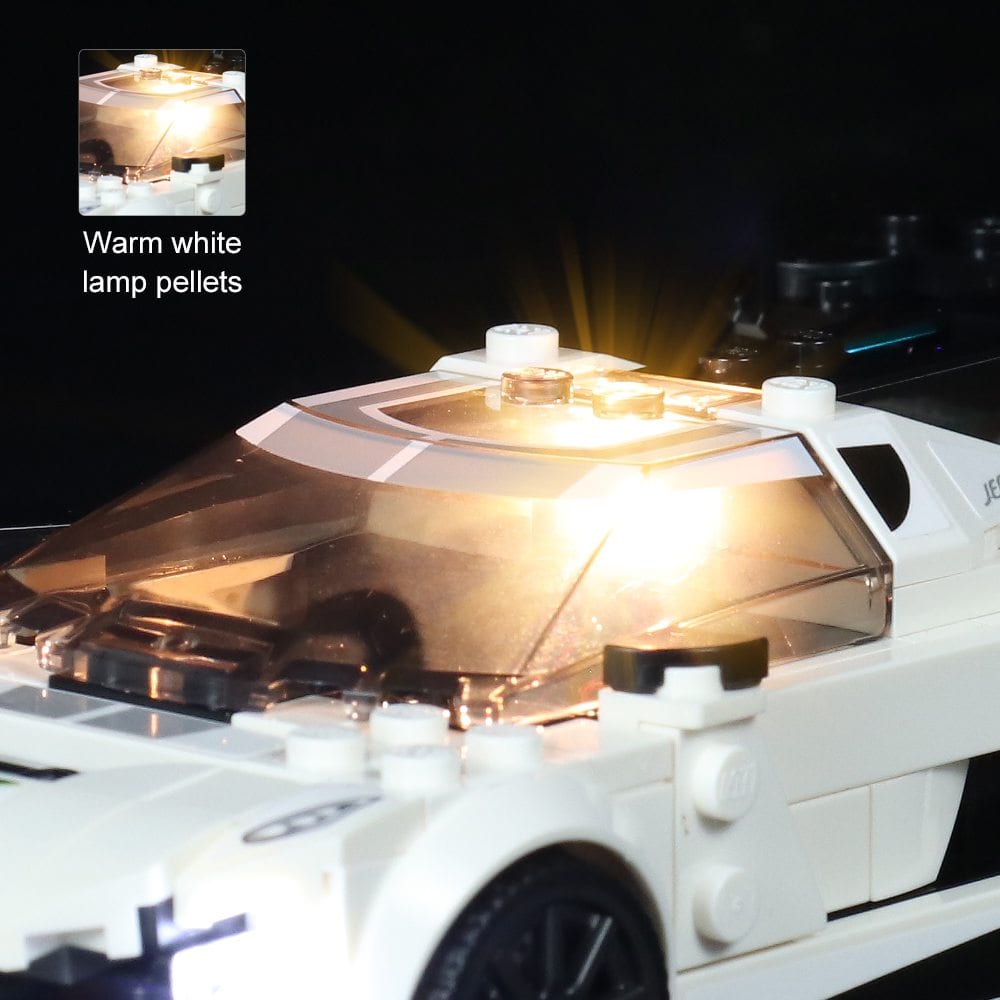 LEGO Light Kit for Koenigsegg Jesko 76900