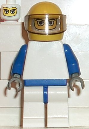 Preowned LEGO® Minifigure – Racers rac018 F1 Williams Team Racer w/out Torso Sticker