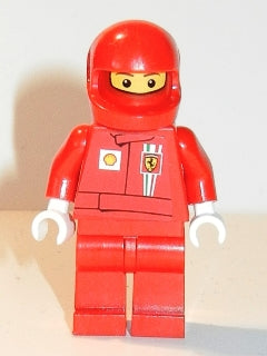 Preowned LEGO® Minifigure – Racers rac025cs F1 Ferrari Pit Crew Member w/Torso Stickers on