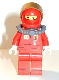 Preowned LEGO® Minifigure – Racers rac046s F1 Ferrari Pit Crew Member w/Scuba Tank w/Torso