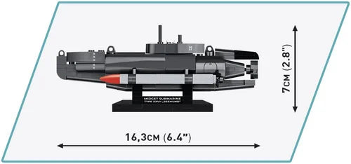 COBI™ U-Boat XXVII "Seehund" Midget Submarine: Set #4846