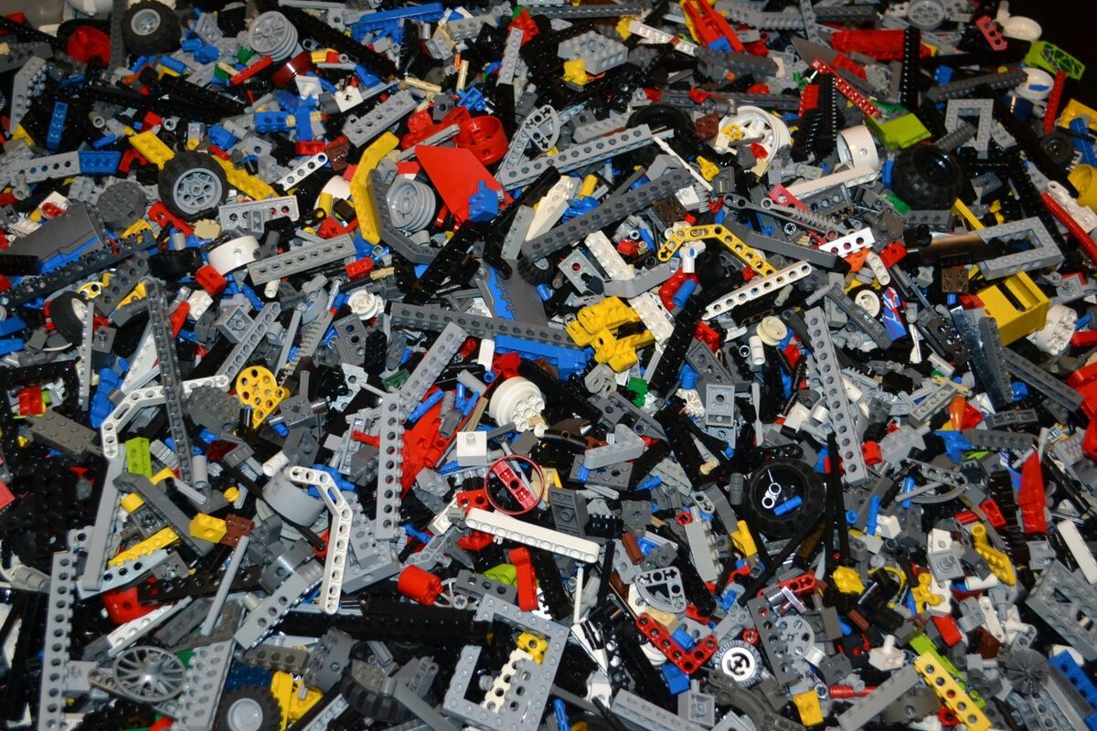 Preowned LEGO® Bulk Technic Parts 1lb