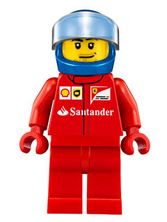 Preowned LEGO® Minifigure – SPEED CHAMPIONS sc013 Scuderia Ferrari Team Truck Driver