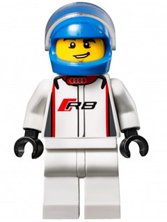Preowned LEGO® Minifigure – SPEED CHAMPIONS sc025 Audi R8 LMS ultra Driver