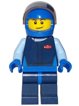 Preowned LEGO® Minifigure – SPEED CHAMPIONS sc035 Bugatti Chiron Driver