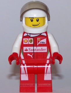 Preowned LEGO® Minifigure – SPEED CHAMPIONS sc036 Scuderia Ferrari SF16-H Driver