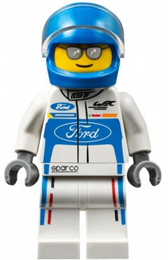 Preowned LEGO® Minifigure – SPEED CHAMPIONS sc038 2016 Ford GT Driver