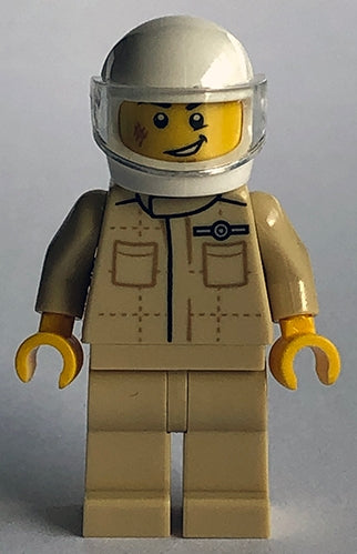 Preowned LEGO® Minifigure – SPEED CHAMPIONS sc071 1967 Mini Cooper S Rally Driver