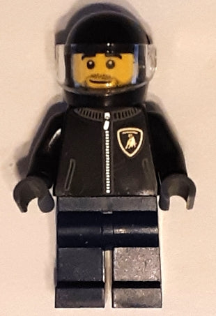 Preowned LEGO® Minifigure – SPEED CHAMPIONS sc095 Lamborghini Countach Driver