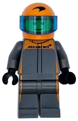 Preowned LEGO® Minifigure – SPEED CHAMPIONS sc112 McLaren Formula 1 Driver