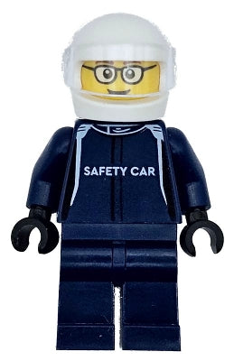 Preowned LEGO® Minifigure – SPEED CHAMPIONS sc117 Aston Martin Vantage Safety Car Driver