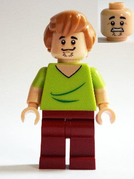 Preowned LEGO® Minifigure – Scooby-Doo scd001 Shaggy Rogers Closed Mouth