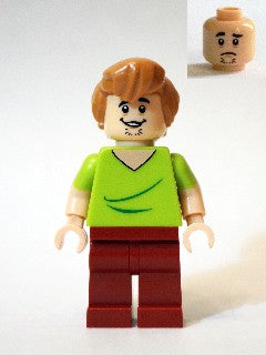Preowned LEGO® Minifigure – Scooby-Doo scd003 Shaggy Rogers Open Mouth Grin
