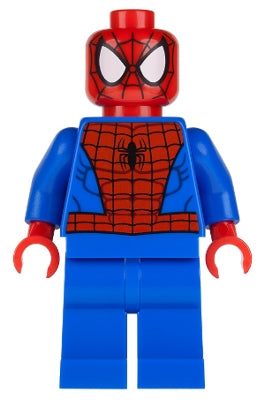 Preowned LEGO® Minifigure – Super Heroes sh0038 Spider-Man Black Web Pattern