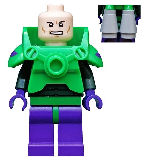 Preowned LEGO® Minifigure – Super Heroes sh0039 Lex Luthor Battle Armor Dark Purple Legs