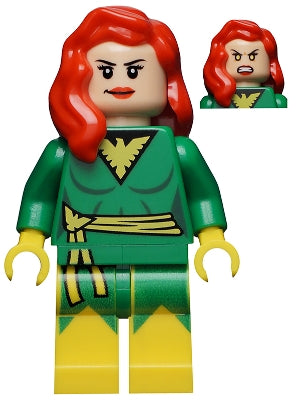 Preowned LEGO® Minifigure – Super Heroes sh0044 Jean Grey in Phoenix Costume (Comic-Con 2012