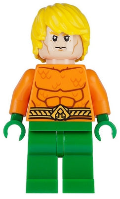 Preowned LEGO® Minifigure – Super Heroes sh0050 Aquaman Yellow Tousled Hair