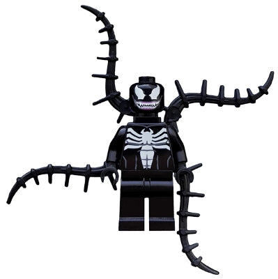 Preowned LEGO® Minifigure – Super Heroes sh0055 Venom Teeth Together 4 Back Appendages Spike