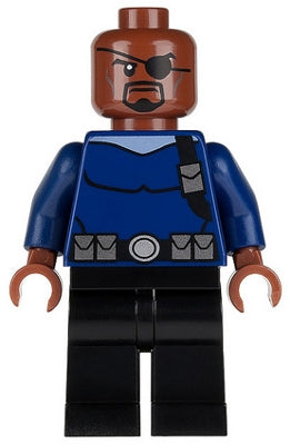 Preowned LEGO® Minifigure – Super Heroes sh0056 Nick Fury