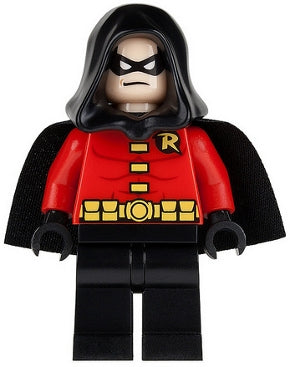 Preowned LEGO® Minifigure – Super Heroes sh0059 Robin Black Cape and Hood