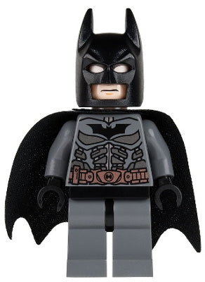 Preowned LEGO® Minifigure – Super Heroes sh0064 Batman Dark Bluish0 Gray Suit w/Copper Belt