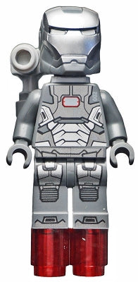 Preowned LEGO® Minifigure – Super Heroes sh0066 War Machine Dark Bluish0 Gray and Silver Armo