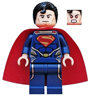 Preowned LEGO® Minifigure – Super Heroes sh0077 Superman Dark Blue Suit