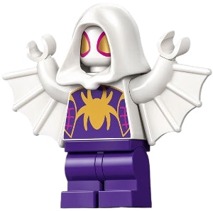 Preowned LEGO® Minifigure – Super Heroes sh0949 Ghost-Spider - Medium Legs, Arms with Wings