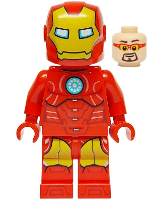 Preowned LEGO® Minifigure – Super Heroes sh0952 Iron Man - Yellow Mask and Leg Armor