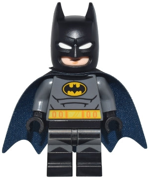 Preowned LEGO® Minifigure – Super Heroes sh0958 Batman - Dark Bluish Gray Suit, Dark Blue and Black Cape