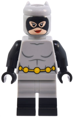 Preowned LEGO® Minifigure – Super Heroes sh0961 Catwoman - Light Bluish Gray Suit