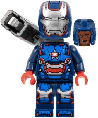Preowned LEGO® Minifigure – Super Heroes sh1038 (Iron Patriot MK1 - Stud Shooter)