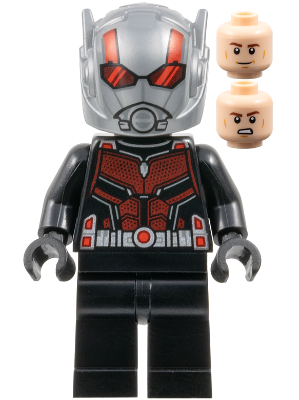 Preowned LEGO® Minifigure – Super Heroes sh1045 (Ant-Man (Scott Lang) - Black Suit, Closed Helmet)