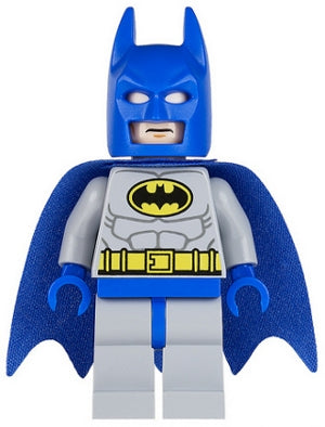 Preowned LEGO® Minifigure – Super Heroes sh0111 Batman Light Bluish0 Gray Suit w/Yellow Belt