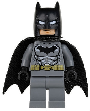 Preowned LEGO® Minifigure – Super Heroes sh0151 Batman Dark Bluish Gray Suit Gold Belt
