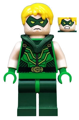 Preowned LEGO® Minifigure – Super Heroes sh0153 Green Arrow Hair