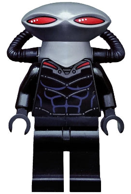Preowned LEGO® Minifigure – Super Heroes sh0160 Black Manta Flat Silver Helmet