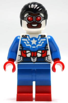 Preowned LEGO® Minifigure – Super Heroes sh0208 All Captain America Sam Wilson (San Dieg