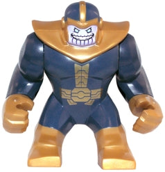 Preowned LEGO® Minifigure – Super Heroes sh0230 Thanos Large Figure Dark Blue and Pearl Gold